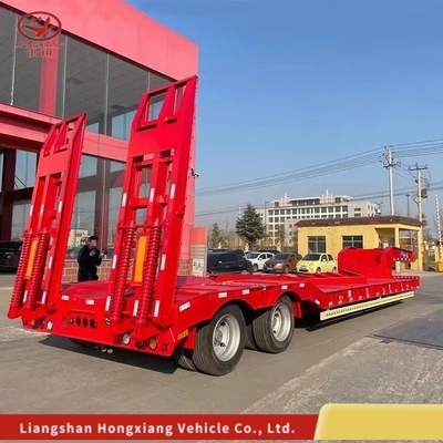 2 Achs-Gossenhals-Abtrennbarer Niederlastwagen/Lowbed/Lowboy Niedrigflächbettanhänger 10 Tonnen