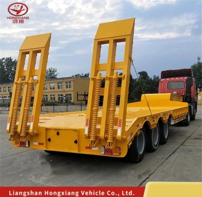 Verlängerbarer Semi-Tuck-Anhänger mit 8 Reifennummern für den Transport von Schwerlastfahrzeugen