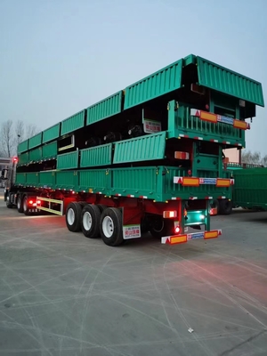 Leichtbaufahrzeug 3 Achsen Flachcontainer und Mehrzweck-LKW-Halbanhänger mit 1