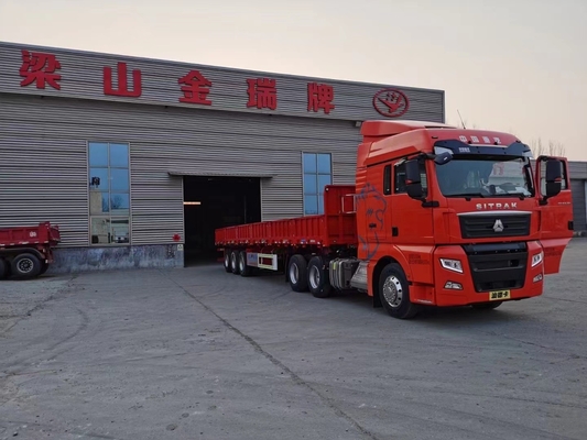 Leichtbaufahrzeug 3 Achsen Flachcontainer und Mehrzweck-LKW-Halbanhänger mit 1