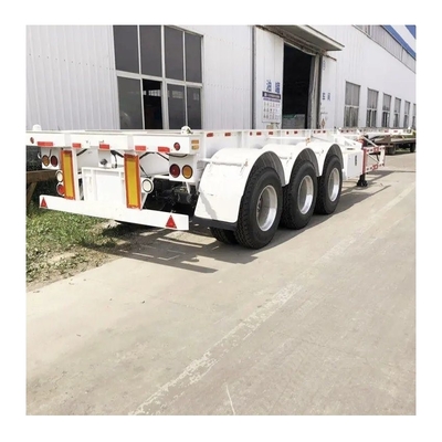 20-Fuß-Skelett-Chassis-Dump-Semi-Trailer mit Immobilizationsfunktion und 12-Twist-Lock
