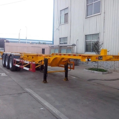 20-Fuß-Skelett-Chassis-Dump-Semi-Trailer mit Immobilizationsfunktion und 12-Twist-Lock