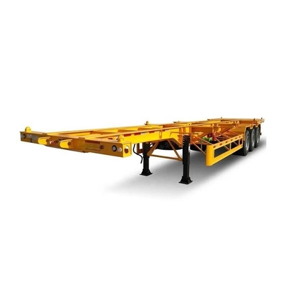 20-Fuß-Skelett-Chassis-Dump-Semi-Trailer mit Immobilizationsfunktion und 12-Twist-Lock