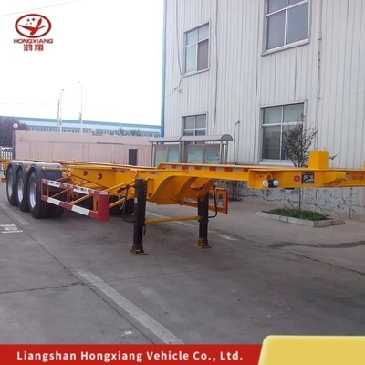 1 Flachbett-Skelett-Sehranhänger 20FT-Skelett-Schiebe-Skelett-Sehranhänger mit Flachbett