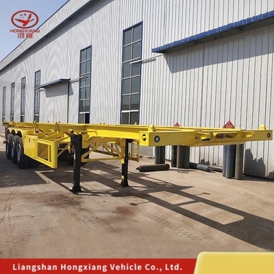 1 Flachbett-Skelett-Sehranhänger 20FT-Skelett-Schiebe-Skelett-Sehranhänger mit Flachbett