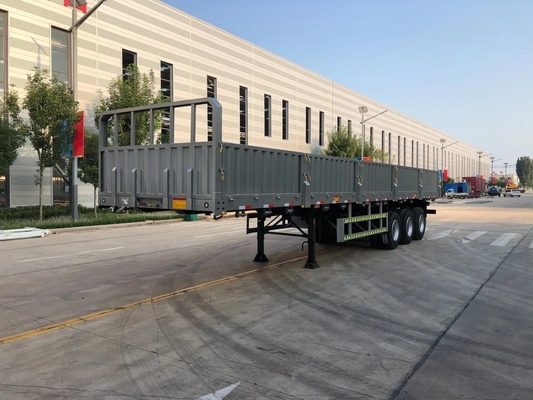Kohlenstoffstahl 3 Achsen 13m 40ton abnehmbare Seitenwand Zaun Ladung Semi-LKW Anhänger