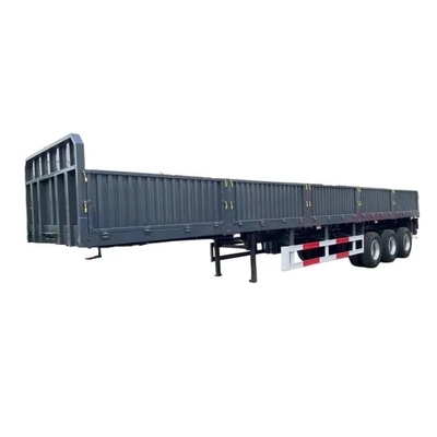 Kohlenstoffstahl 3 Achsen 13m 40ton abnehmbare Seitenwand Zaun Ladung Semi-LKW Anhänger