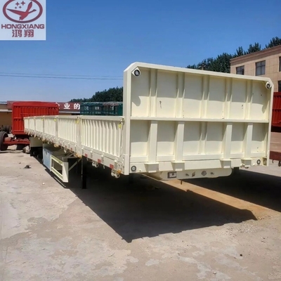 Hochwandzaun-LKW Halbviehzufahrzeug mit 3 Achsen 50 Tonnen Massengut Viehtransport