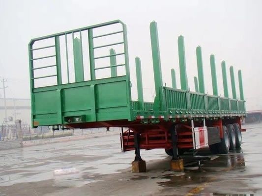 Einjähriges Kundendienst 3 Achsen Skelett Chassis Lastwagen Container Flachbettanhänger