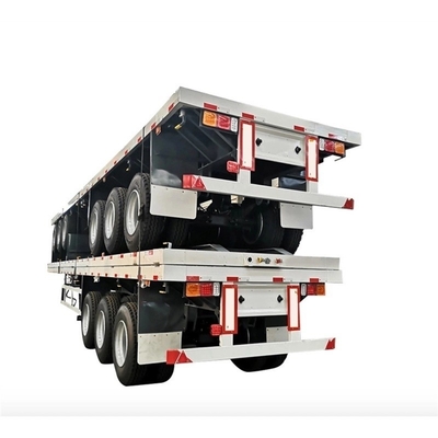 3 Achsen 40 FT Flatbed Skeleton Semi-Trailer für Semi-Lkw-Anhänger und Wettbewerber