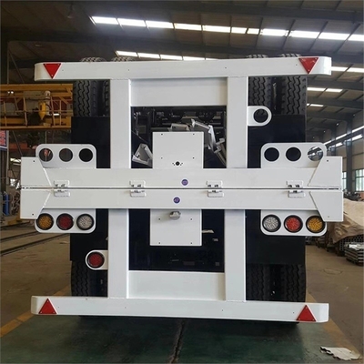 3 Achsen 40 FT Flatbed Skeleton Semi-Trailer für Semi-Lkw-Anhänger und Wettbewerber