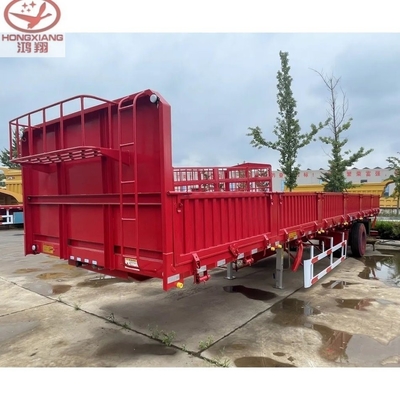 2 Achsen 50t 60t 80t Schüttgutzaun Semi-Anhänger für den Transport von Tieren und Pflanzen