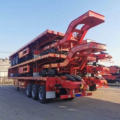 Mittelklasse 3 Achsen 40FT Skeleton Container Halbanhänger mit individueller Farbe