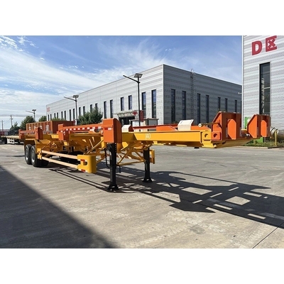 20-45ft Skeleton Container Semi-Trailer mit bekannten Achsen und hoher Tragfähigkeit
