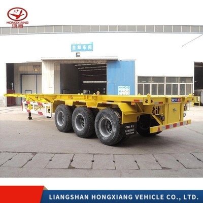 Gebrauchtes 40 FT-LKW/Flachbett-Schienenwagen/Flachbett-Anhänger/Skelettcontainer/Schienenwagen