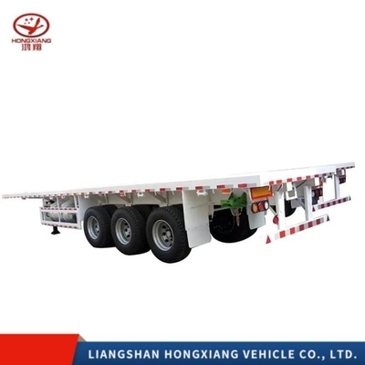 2/3 Achse 20/40 FT Flatbed Trailer angepasste Farbe Skelett Chassis Deck Semi-Trailer