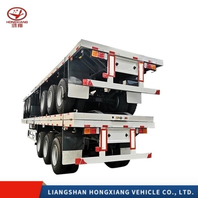 2/3 Achse 20/40 FT Flatbed Trailer angepasste Farbe Skelett Chassis Deck Semi-Trailer