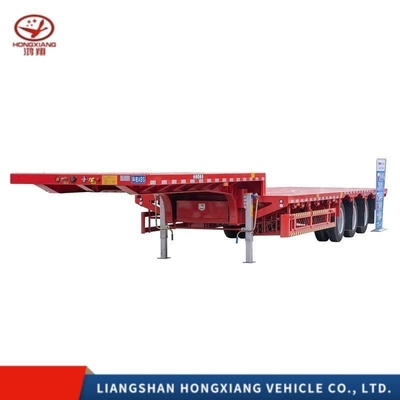 2/3 Achse 20/40 FT Flatbed Trailer angepasste Farbe Skelett Chassis Deck Semi-Trailer