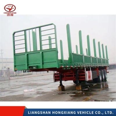 2/3 Achse 20/40 FT Flatbed Trailer angepasste Farbe Skelett Chassis Deck Semi-Trailer