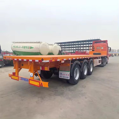Semi-Anhänger Container Stahl-LKW Anhänger mit ABS-Anti-Block-Bremssystem 1820mm Profil