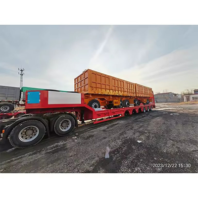 ABS-Anti-Block-Bremssystem Flachbettbehälter Semi-Anhänger für Behälter 3 Achsen