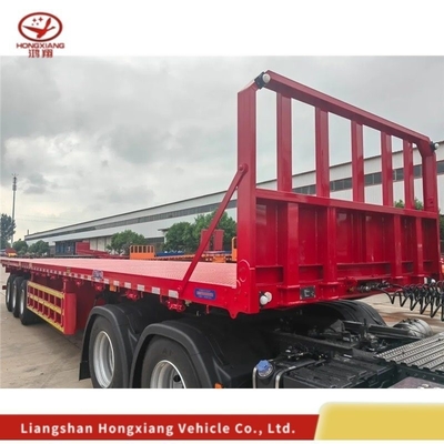 Anpassung 40ft Schwerer Skelettanhänger Chassis Flachbettbehälter Skelett Halbanhänger