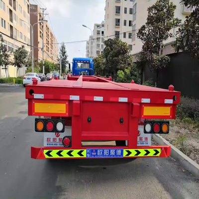 Flatbed Truck Trailer 2020 Cimc Verkauf 40FT Semi-Trailer mit Fuwa Achse Cimc Stahl
