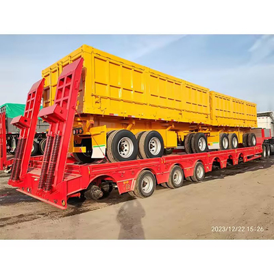 Flatbed Truck Trailer 2020 Cimc Verkauf 40FT Semi-Trailer mit Fuwa Achse Cimc Stahl