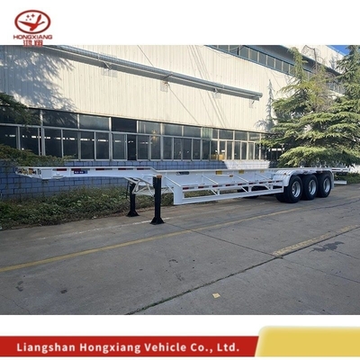 Mehrfachverbindung Typ 20FT 40FT 45FT Container Chassis Skeleton Skelettrailer für mittlere Last