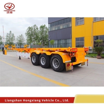 Mehrfachverbindung Typ 20FT 40FT 45FT Container Chassis Skeleton Skelettrailer für mittlere Last