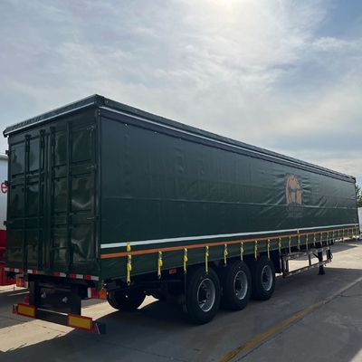 ABS-Anti-Block-Bremssystem 3 4-Achsen Anhänger geschlossener Gütertransport mit PVC-Platte