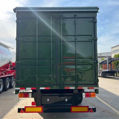 ABS-Anti-Block-Bremssystem 3 4-Achsen Anhänger geschlossener Gütertransport mit PVC-Platte
