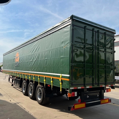 ABS-Anti-Block-Bremssystem 3 4-Achsen Anhänger geschlossener Gütertransport mit PVC-Platte