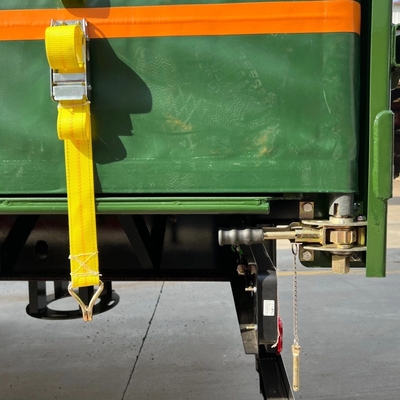 ABS-Anti-Block-Bremssystem 3 4-Achsen Anhänger geschlossener Gütertransport mit PVC-Platte