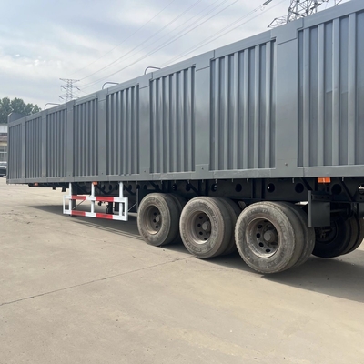 3/4 Achsen Nummer Box Truck Halbboxanhänger mit Aufhängungssystem des Kreuzarmtyps