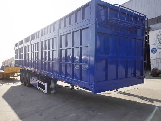 3-Achsen 40-100 Tonnen Box-Semi-Trailer Nicht selbstdumpfbar 1 Jahr Kundendienst