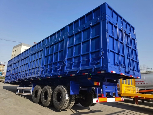 3-Achsen 40-100 Tonnen Box-Semi-Trailer Nicht selbstdumpfbar 1 Jahr Kundendienst