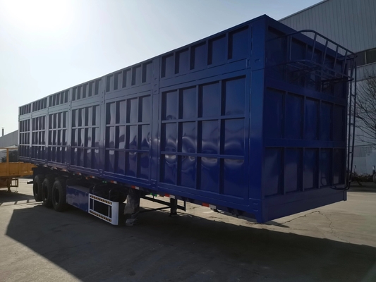 3-Achsen 40-100 Tonnen Box-Semi-Trailer Nicht selbstdumpfbar 1 Jahr Kundendienst