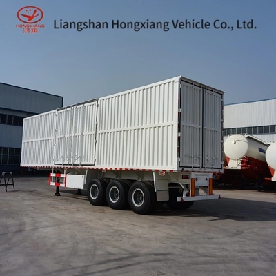Individuell isolierter Lkw-Zugstreifenanhänger mit Doppelluftbremssystem 3/4 Achsnummer
