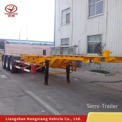 2 Achsen 40FT Container Chassis Skelett Halbanhänger für Profil 1820mm und Anpassung