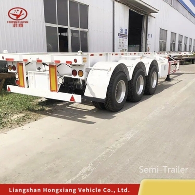 40ft 40 Fuß Skelett/Skelettzug Tri-Achse Erweiterbare Lkw Anhänger Container Chassis Halbanhänger