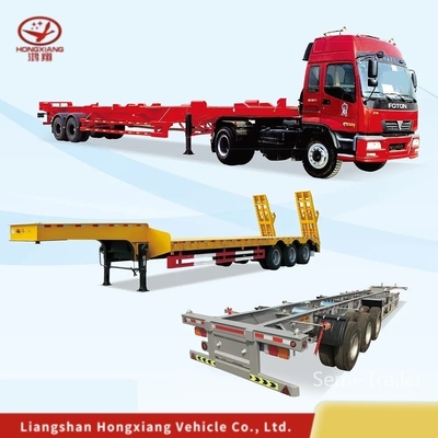 2/3/4 Achsen Mehrverbindung Typ Skeleton/Skeletal Container Halbanhänger für Leistung
