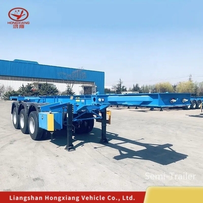 2 Achsen 40 Fuß Container Skeleton Carrier Semi Shipping Trailer mit mittlerer Leistung