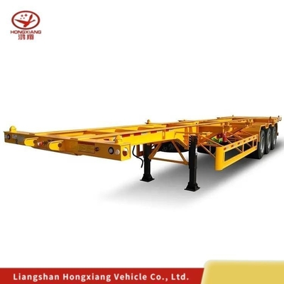 3 Achsen 40ft Container Skeleton Chassis Halbanhänger zum einfachen Be- und Entladen