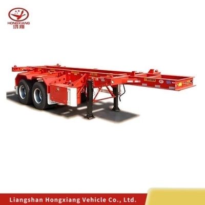 3 Achsen 40ft Container Skeleton Chassis Halbanhänger zum einfachen Be- und Entladen
