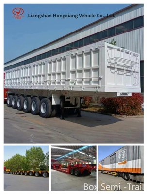 Mechanische/Luftfederung Haushaltsgeräte Transportfracht Semi-Box Van Anhänger