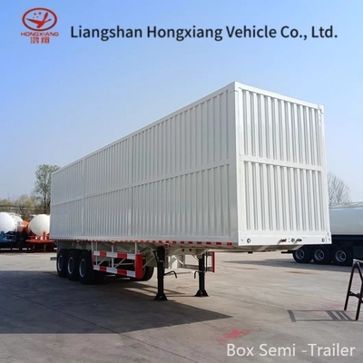 3 Achsen 40 Tonnen Van Cargo Box PVC Vorhangseite Halbanhänger zum Be- und Entladen