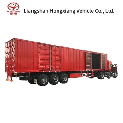 53ft Trockener Van-Semi-Anhänger mit Aluminiumlegierung