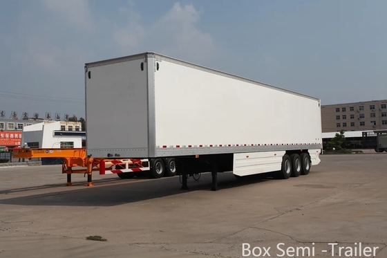 53ft Trockener Van-Semi-Anhänger mit Aluminiumlegierung
