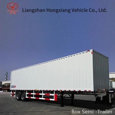 53ft Trockener Van-Semi-Anhänger mit Aluminiumlegierung